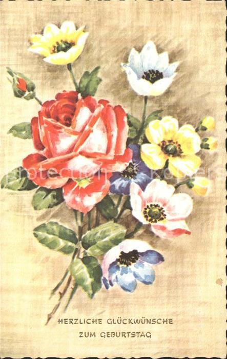 Rosen Blumen Glückwunsch Geburtstag