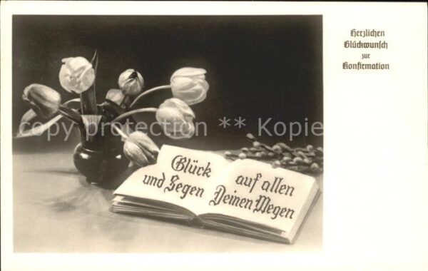 Konfirmation Glückwunsch Tulpen