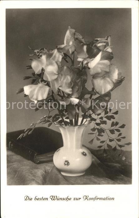 Blumen Edelwicken Konfirmation Glückwunsch