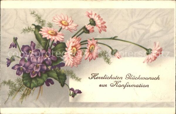 Konfirmation Glückwunsch Veilchen