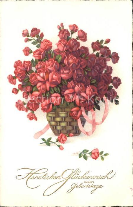 Geburtstag Glückwunsch Rosen
