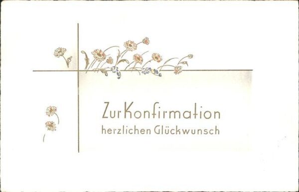 Konfirmation Glückwunsch Blumen