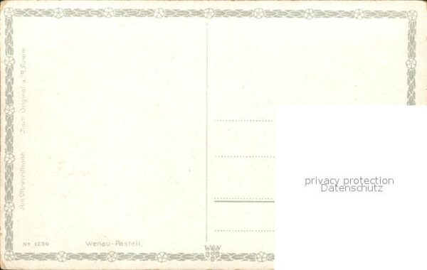 Kuenstlerkarte Kemm Am Meeresstrand Nr. 1236 – Bild 2