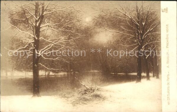Verlag Salon de Paris Nr. 47 A. Rigolot Premiere Neige