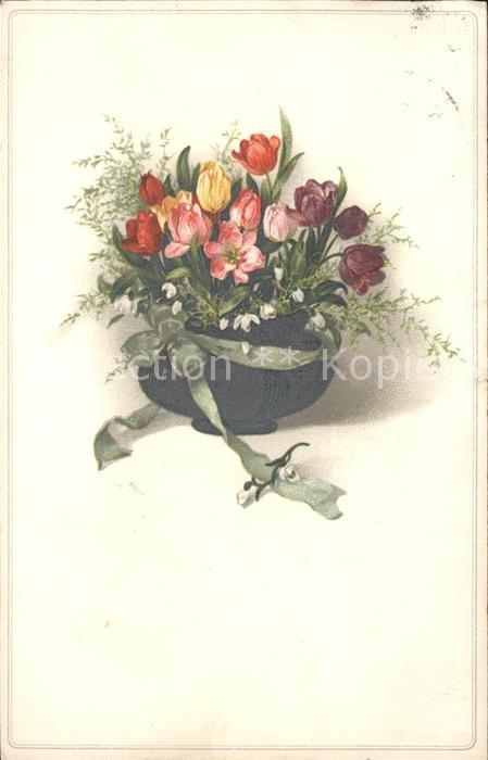 Blumen Tulpen Maiglöckchen