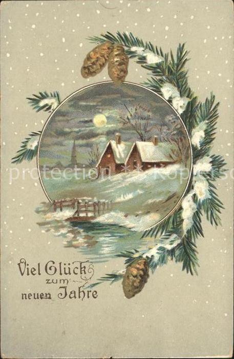 Tannenzapfen Neujahr