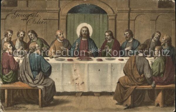 Jesus Christus Christentum Das letzte Abendmahl Aposteln Ostern