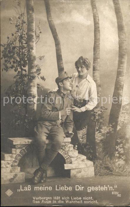 Soldatenpoesie Foto-ÖPG-Nr. 6739/40