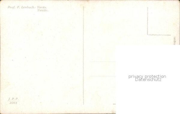 Kuenstlerkarte Prof. F. Lenbach Yweta Nr. 2065 – Bild 2