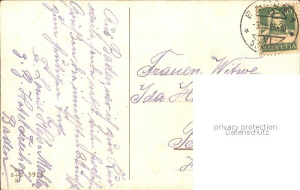 Postbote Brieftraeger Blumen Geburtstag Verlag-WSSB-Nr. 5915 – Bild 2