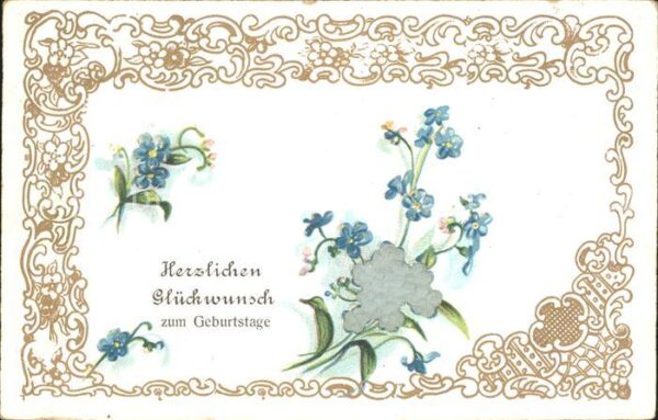 Geburtstag Vergissmeinnicht