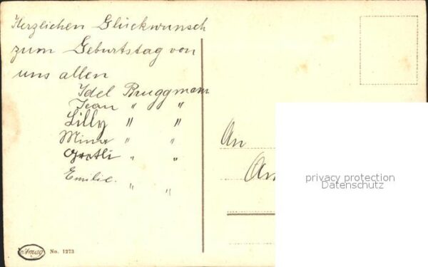 Geburtstag Primeln Verlag-Amag-Nr. 1273 Litho – Bild 2