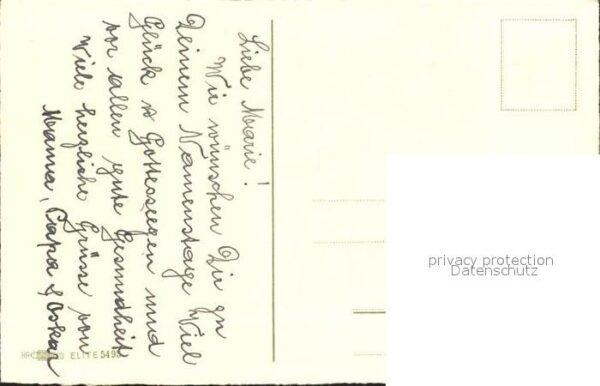 Namenstag Namenskarte Blumen Verlag-Elite-Nr. 5493 – Bild 2