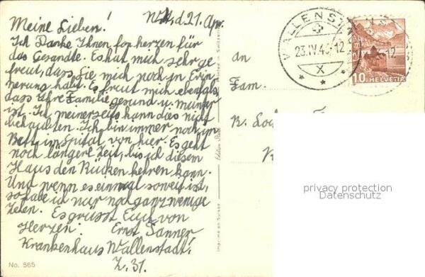 Blumen Nelken Künstlerkarte – Bild 2
