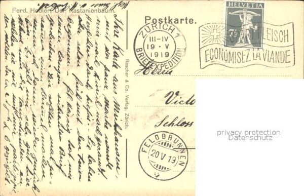 Hodler Ferdinand Der Kastanienbaum – Bild 2