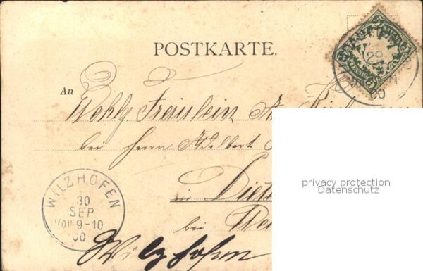 Kuenstlerkarte H. Kauffmann Beim Deandl Nr. 641 Jäger – Bild 2