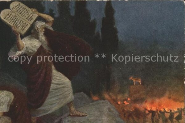Leinweber R. Die Heilige Schrift Bild XI Moses Geset