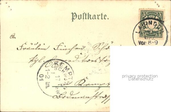Brieftaube Carrier Pigeon voyageur Rosen Blumen Litho – Bild 2