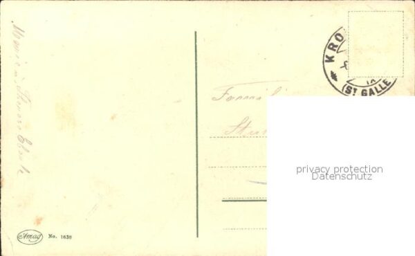 Verlag Amag Nr. 1638 Hirsch Rehe Neujahr – Bild 2