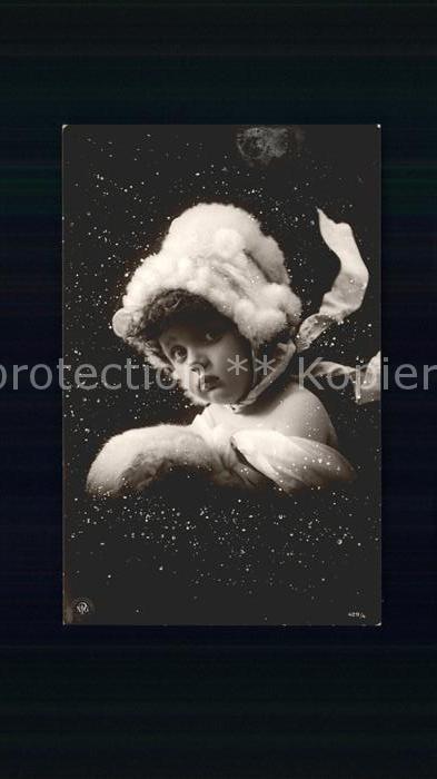 Foto NPG Nr. 429/4 Kind Muff Winterhut