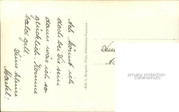 Foto BL Nr. 398 Paar Poesie Blumen – Bild 2