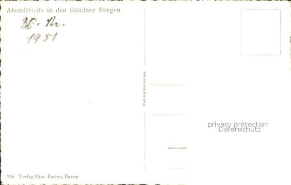 Kuehe Abendfrieden Bündner Bergen – Bild 2