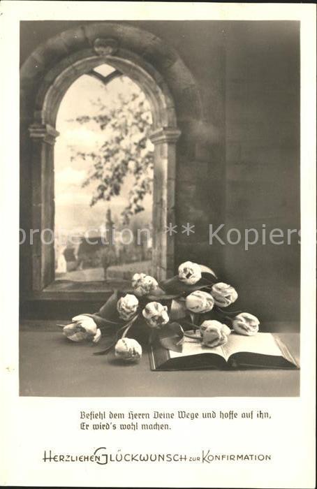 Konfirmation Tulpen Bibel