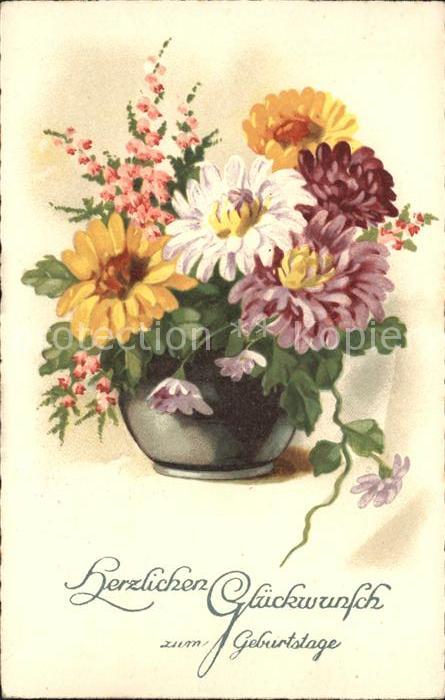 Blumen Dahlien Geburtstag