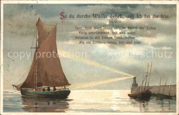 Segelboote Psalm Gedicht