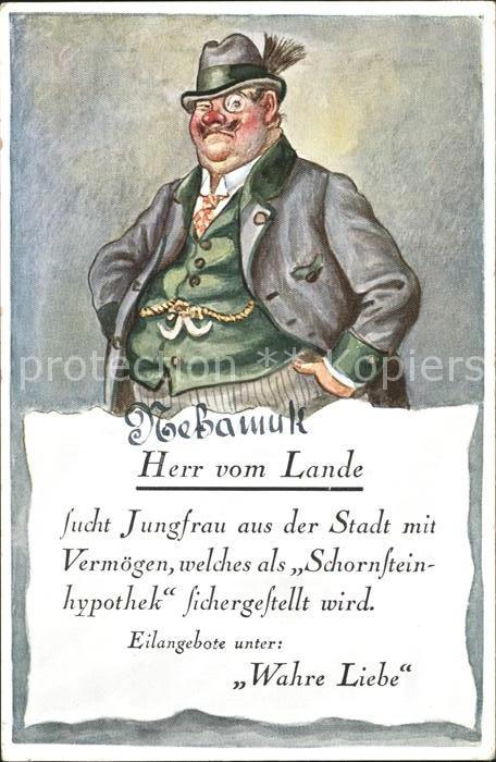 Verlag WS SB Nr. 8546/2 Humor Partneranzeige Herr vom La