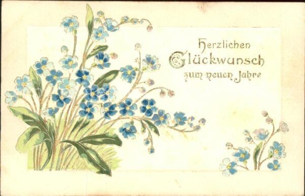 Neujahr Vergissmeinnicht