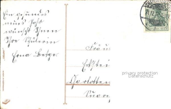 Uhren Glocken Veilchen Neujahr – Bild 2