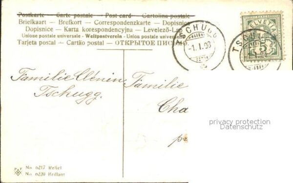 Brieftraeger Postbote Postman Facteur Ca Postbote Engel Kind Neujahr – Bild 2