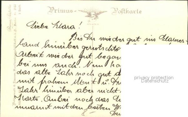 Verlag Primus Nr. 2057 Glück in Fülle Kinder Neujahr Äpfe – Bild 2