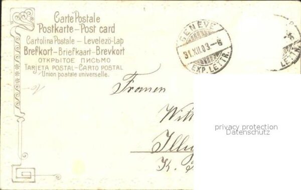 Neujahr Blumen Siegel Kleeblatt Hufeisen – Bild 2