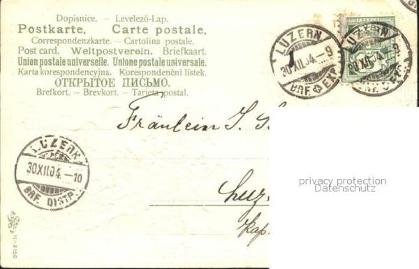 Blumen Flieder Glückwunsch Flieder Litho – Bild 2