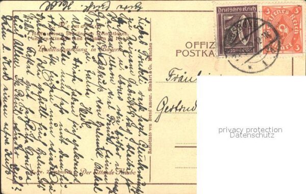 Zumbusch L.v. Der bittende Knabe Heimatnot Bayern – Bild 2