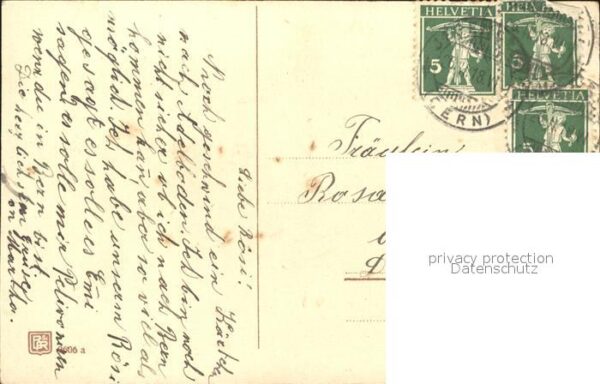 Maigloeckchen Vergissmeinnicht Gedicht Litho – Bild 2