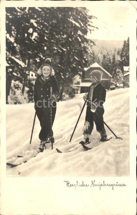 Skifahren Neujahr