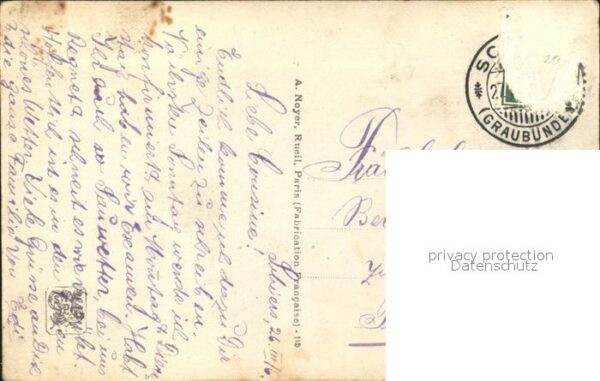 Kuenstlerkarte R. Ernst Sa Seule Joie Salon-1914 Mando – Bild 2