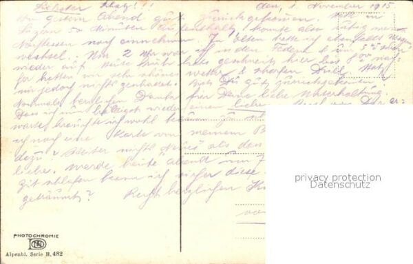 Verlag Photochromie Nr. 482 Edelweiss – Bild 2