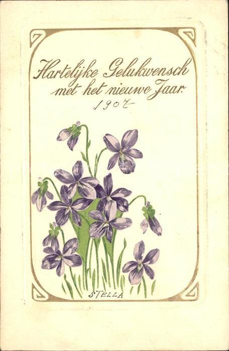Neujahr Veilchen
