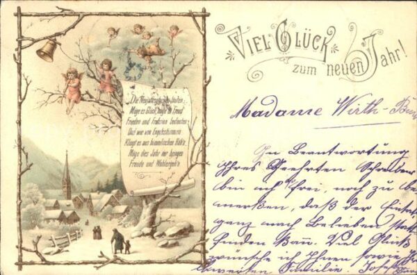 Engel Glocke Neujahr Gedicht