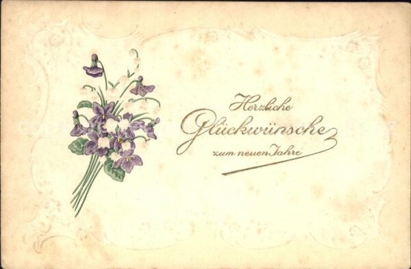 Neujahr Veilchen Maiglöckchen