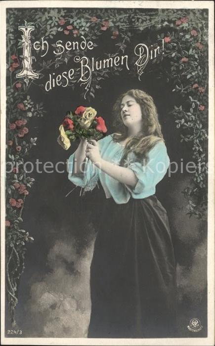 Foto NPG Nr. 224/3 Frau Blumen