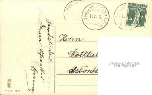 Brieftaube Carrier Pigeon voyageur Blumen Glückwunsch Geburtstag – Bild 2