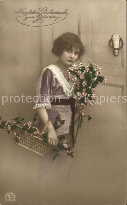 Foto RKL Paris Nr. 8110/2 Glückwunsch Geburtstag Mädchen B