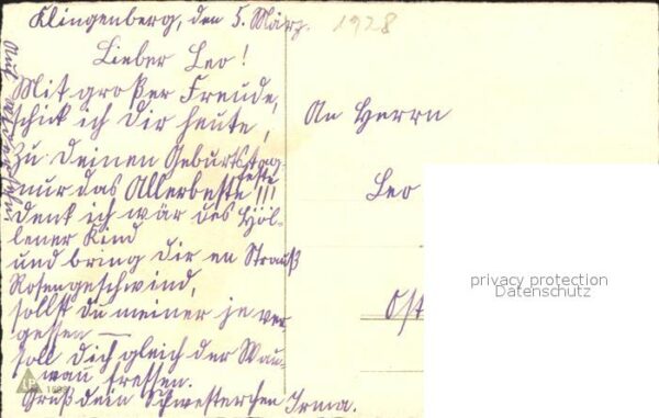 Kinder Hollandtracht Mädchen Rosen Brief Glückwunsch Geburts – Bild 2