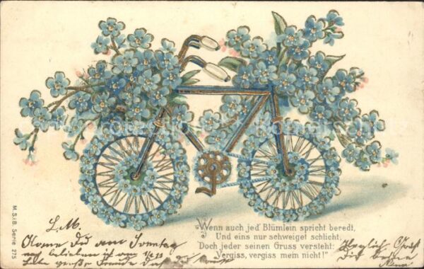 Fahrrad Vergissmeinnicht Gedicht