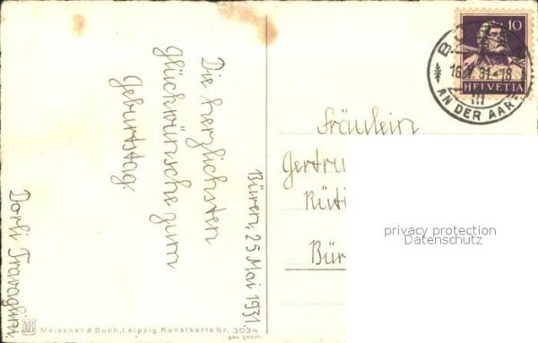Geburtstag Margeriten Glückwunsch Litho – Bild 2